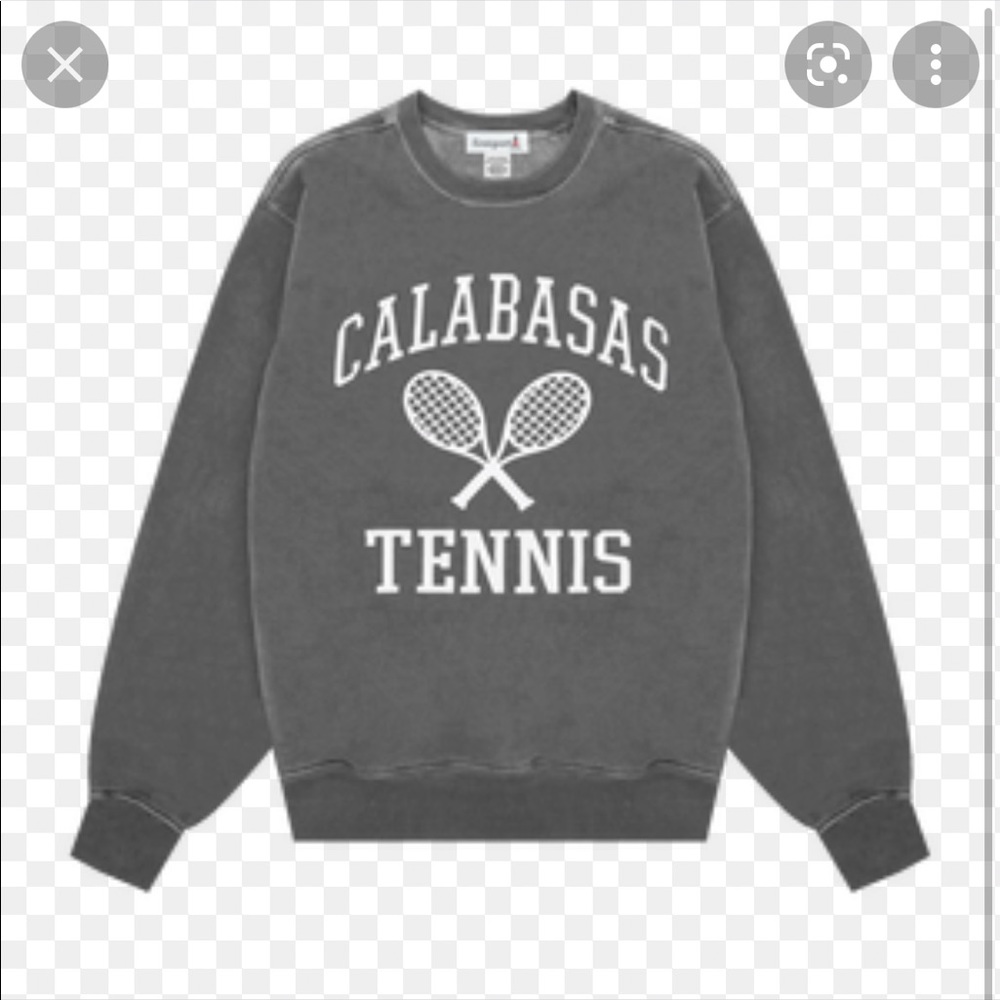 Grey crew neck firstport sweatshirt